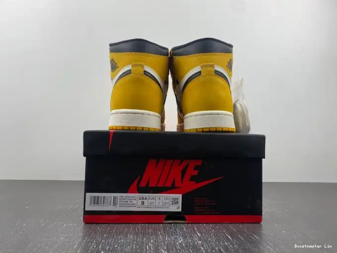 Boostmaster lin Yellow DZ5485-701 Jordan High Ochre 1 OG Air 0509